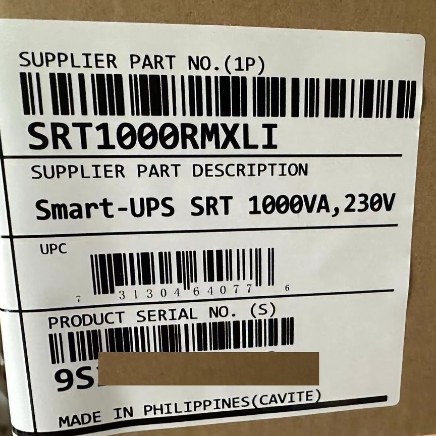 [SRT1000RMXLI] Ибп Apc С Двойным Преобразованием Srt1000rmxli