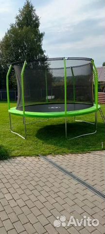 Батуты для дачи с сеткой