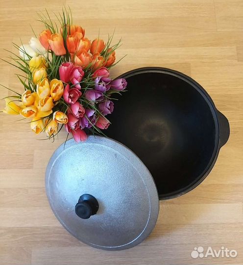 Казан чугунный 12 литров