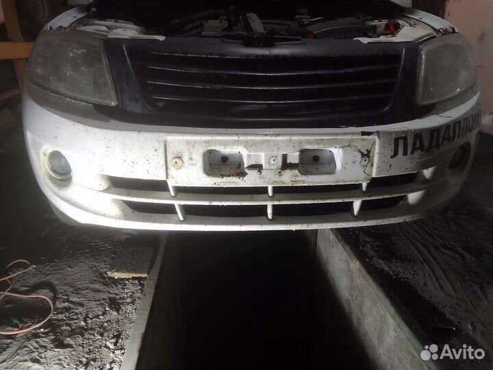 Передний бампер лада гранта