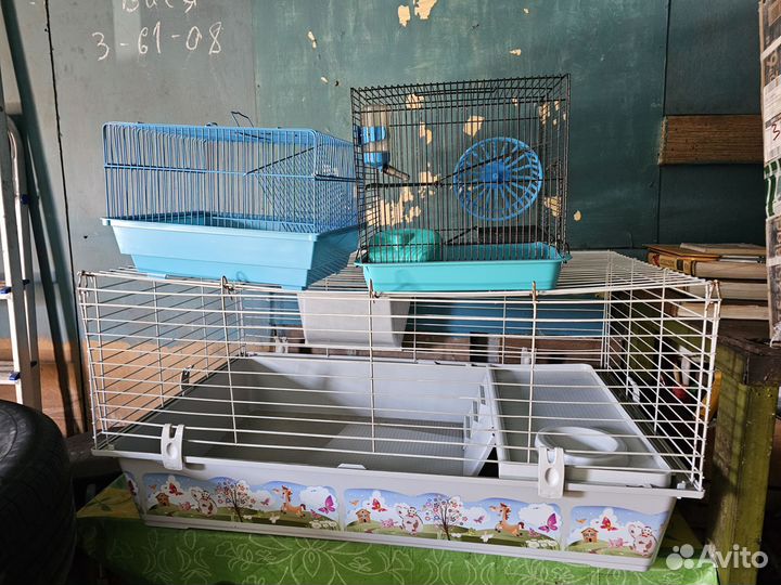 Большая клетка для домашних кроликов