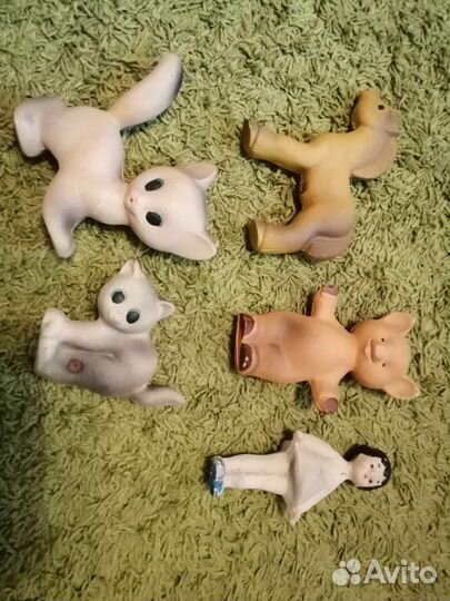 Резиновые игрушки СССР пищалки