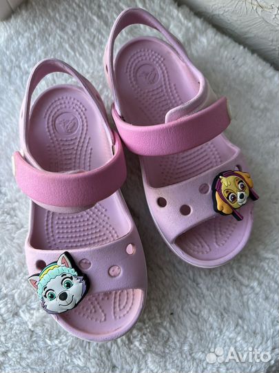 Crocs босоножки для девочки с10