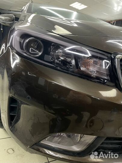 Полировка фар авто