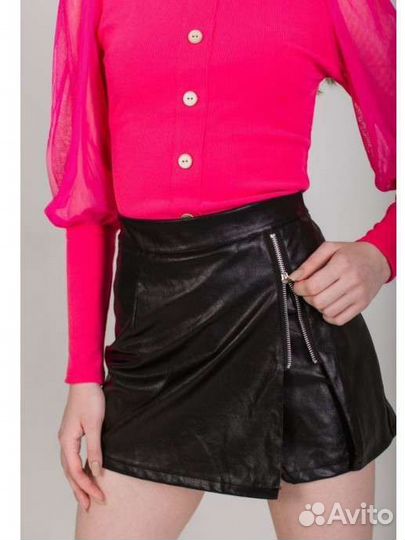 Кожаная юбка
