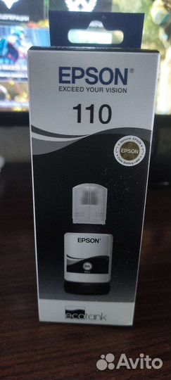 Чернила epson 110. 120мл оригинал