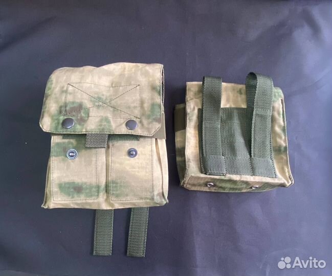 Подсумок под четыре магазина ак мох