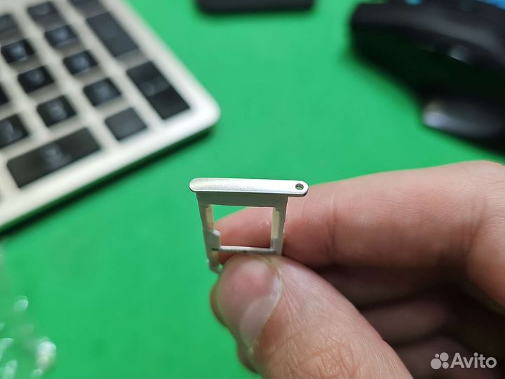 Лоток симкарты Samsung S7 золотой