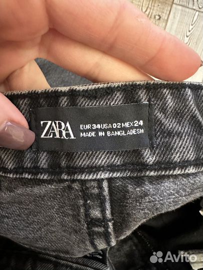Джинсы zara 34