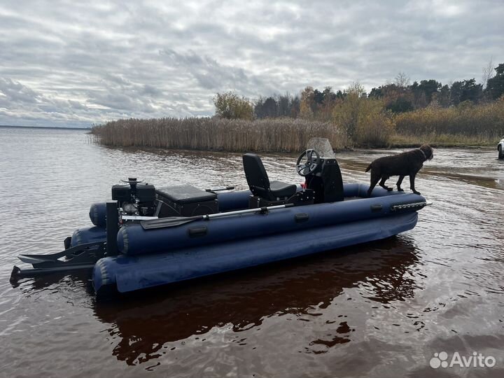 Лодка Болотоход Бриз 430