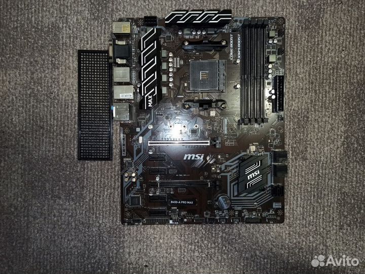 Материнская плата B450 MSI Asus B350 A320 AM4