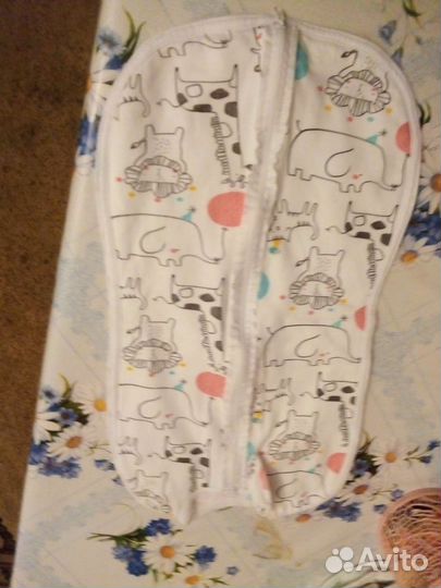 Кокон для новорожденных с шапочками