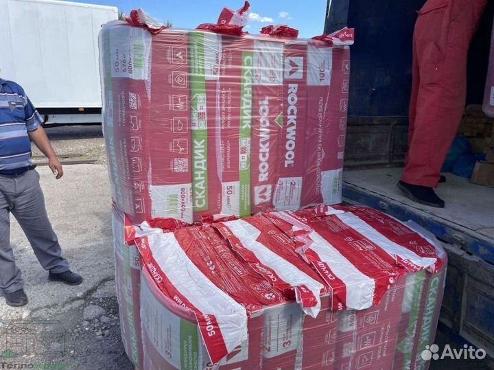 Утеплитель Rockwool Скандик 100 за м2 для пола