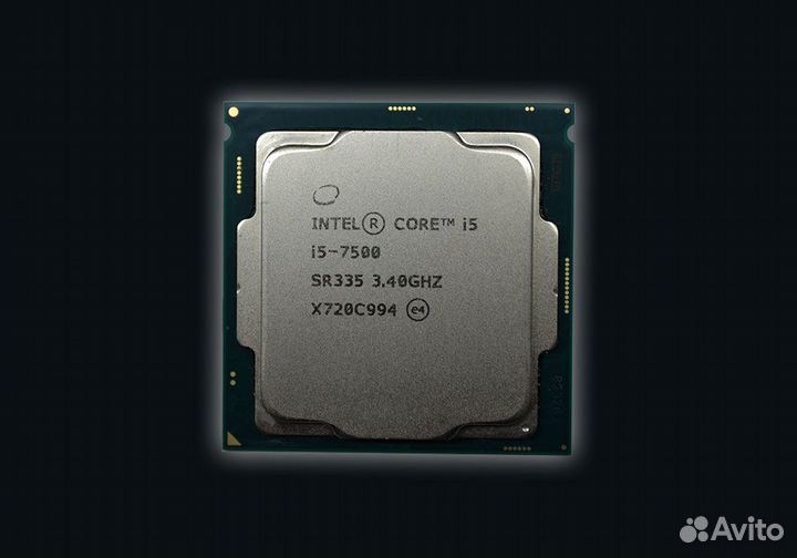 Intel Core i5-7500 socket 1151, 4 ядра, 3.8 ггц
