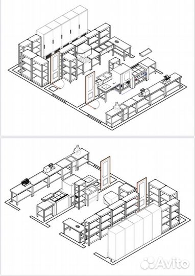 Стол для пиццы Hicold PZE2-111/GN (1/6) камень