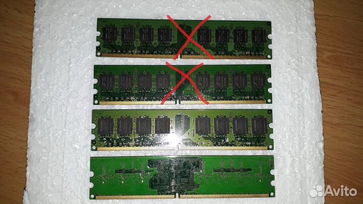 Память DD1 и DDR2 512 Мб и 1Гб
