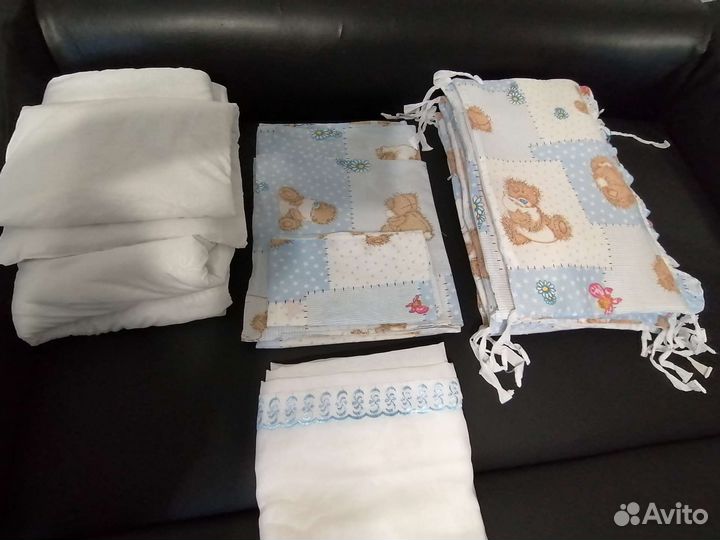 Кпб, бортики с балдахином в кроватку