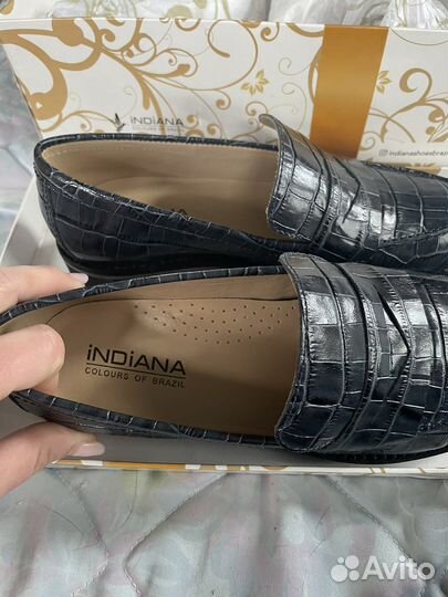 Лоферы кожа Бразилия 36 размер Indiana