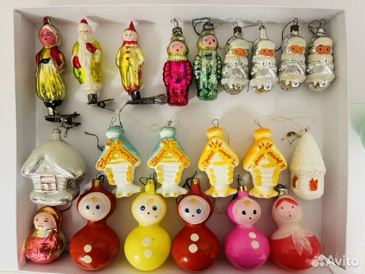 Елочные игрушки СССР