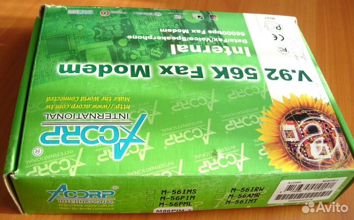 Факс-модем acorp модель M56PIM-2