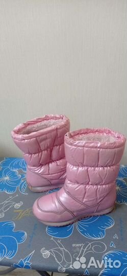 Сапоги зимние дутики для девочки