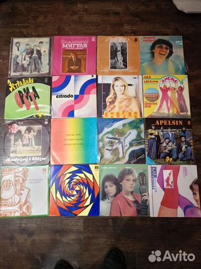 Виниловые пластинки (жанр разный)