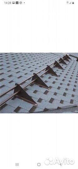 Снегозадержатели на крышу новые