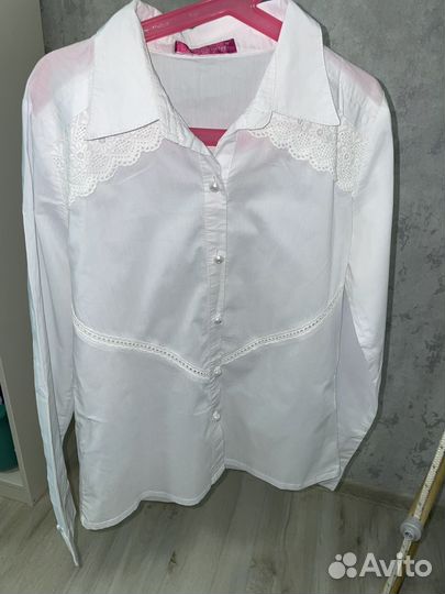 Школьные рубашки для девочки 146-152-158