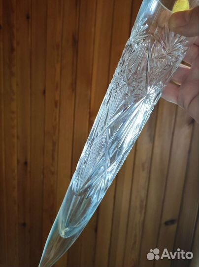 Ваза хрустальная рог изобилия