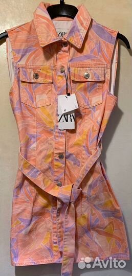 Джинсовый сарафан Zara