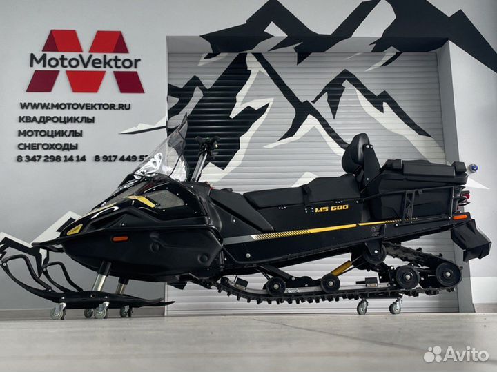 Снегоход Stels Ставр MS600 (компл. Люкс) Черный