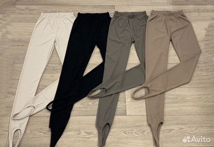 Лосины в рубчик