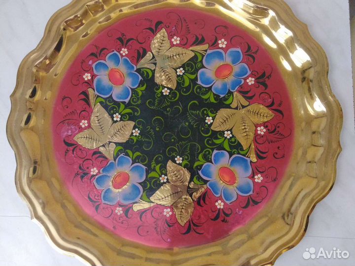 Поднос мельхиор СССР