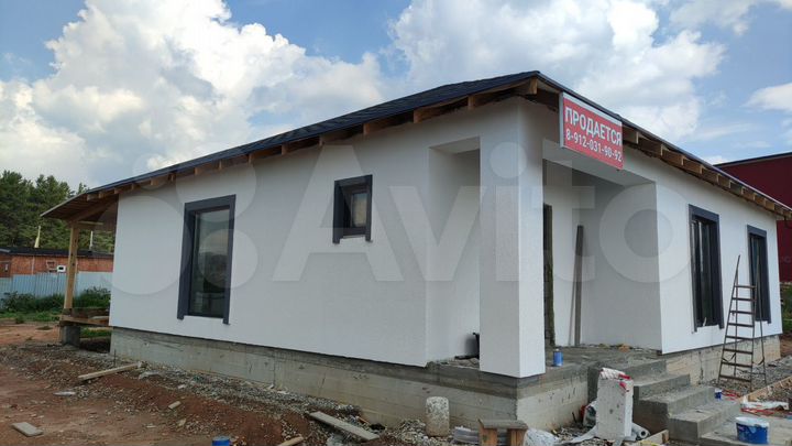 Дом 106,8 м² на участке 10 сот.