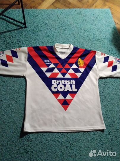 Винтажная футболка 90-Х годов лиги регби