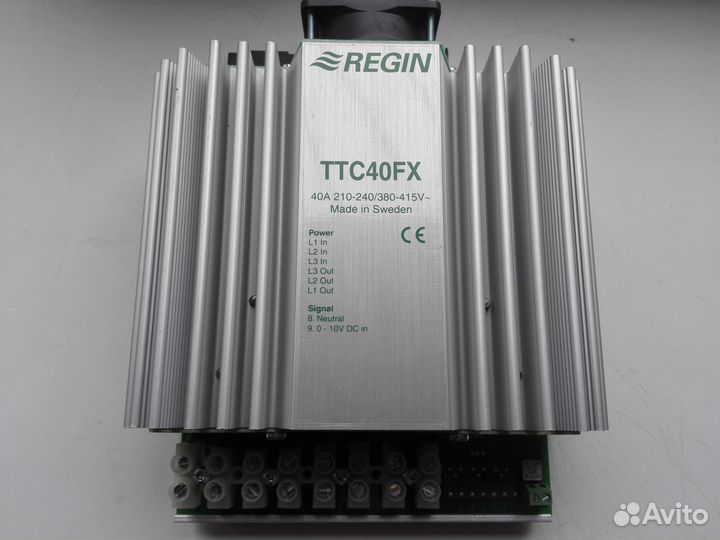 Regin TTC 40fx семисторный регулятор температуры