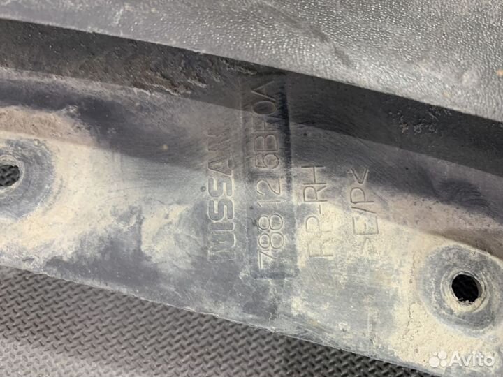 Сегодня в 10:20 Брызговик задний правый Nissan