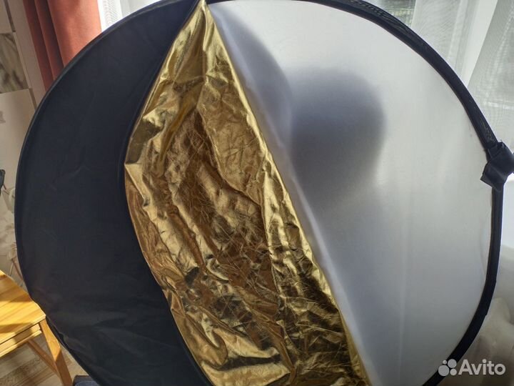 Набор студийная вспышка, стойка, софтбокс, отражат