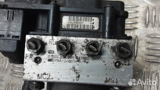Блок ABS nissan qashqai J10 (ABN11KW01)