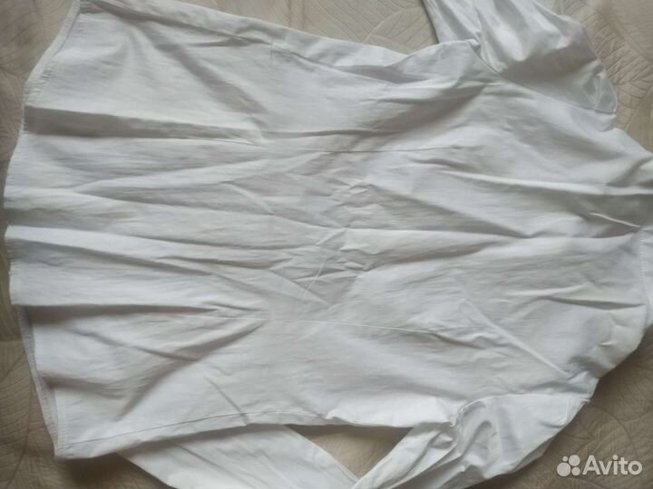 Блузка белая Маленькая леди 146-152 отл состояние