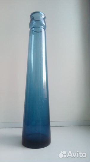 Ваза высокая из цветного стекла Икеа