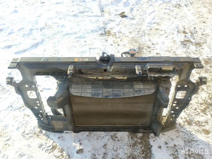 Кассета радиаторов hyundai solaris 2