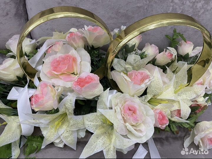 Свадебные украшения на автомобили