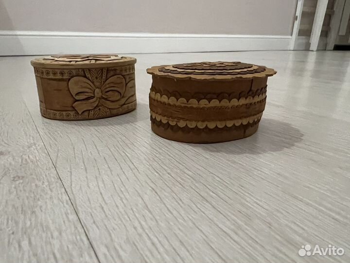 Шкатулки из бересты