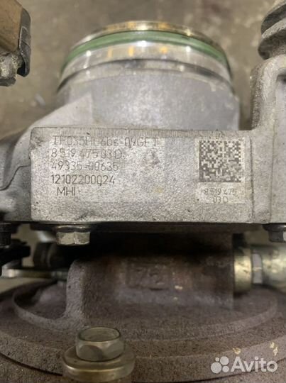 Турбина бмв f10 двигатель n47d20c