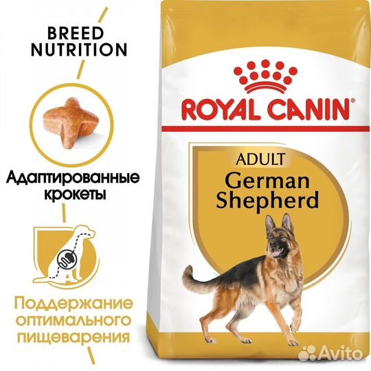 Корм Royal Canin для взрослой немецкой овчарки с 1