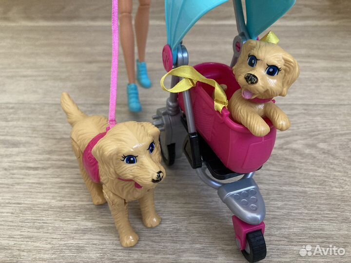 Барби Прогулка со щенками