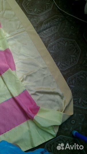 Комплект шторы и покрывало в детскую для девочки