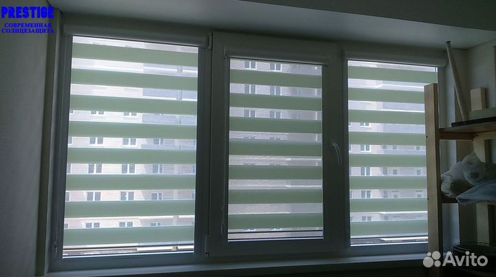 Жалюзи, рулонные шторы день-ночь