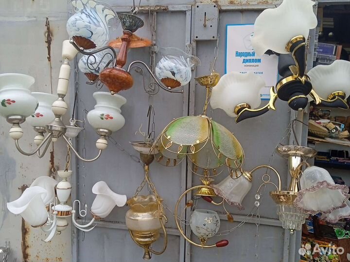 Люстры светильники лампы СССР и современные